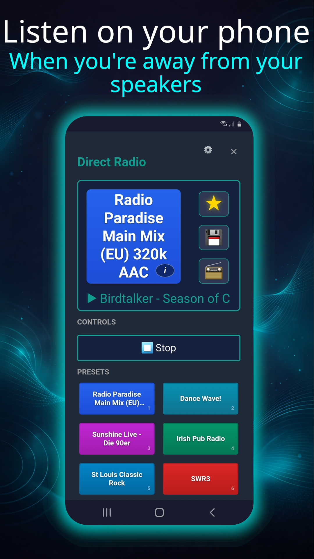 Listen on Your Phone